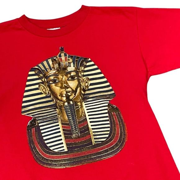 Vintage 90s Pharoah Graphic T-Shirt Sz. Medium - Picture 2 of 7